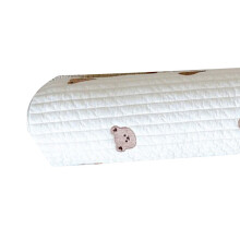 Cuscino cilindrico per bebé 65 cm in cotone morbido, avvolgente e rilassante per il collo