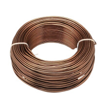 Bonsai Wire Aluminum Wire for Jewelry, DIY, 0.83mm, Soft Beads (Sienna)