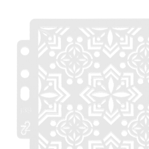 9 pezzi stencil PET lettere 14x12.8 cm 5.5x5.0in 2