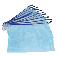 Strapazierfähige, wasserdichte Netztasche aus PVC-Material mit Reißverschluss und doppellagigem Taschendesign, multifunktionale Aufbewahrungstasche