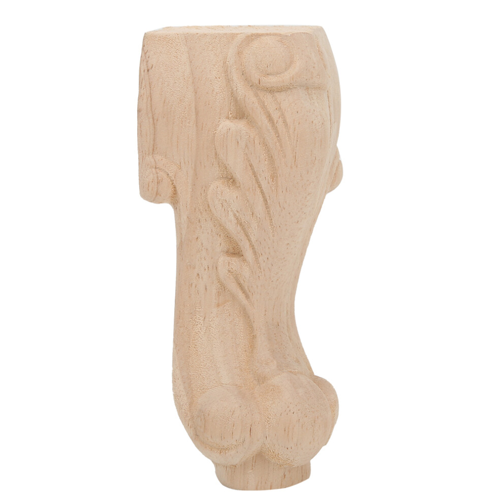 European Solid Rubber Wood Carved Sofa & Cabinet Feet 15X6cm 9481382721829