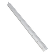 Ingenieurmaßstab, Aluminium, 30 cm, 1:20, 1:25,