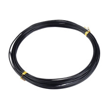 Bonsai wire aluminum, black, six sizes for garden shaping (1.5mm).