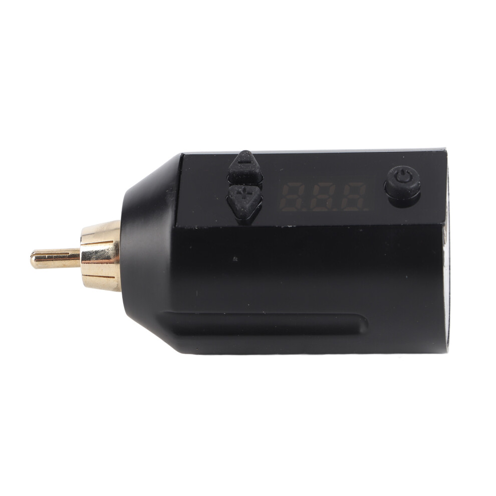 Cordless Tattoo Power Supply 3-12V 1500mAh USB Charging, Compact 33x52mm