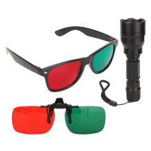 Long Life Penlight Optometry Tester 1200mAh with Red Green Glasses