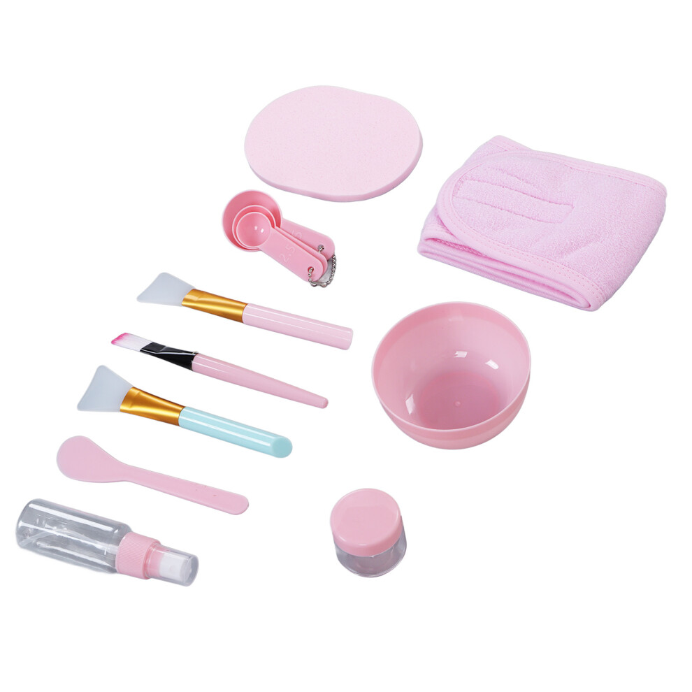 Facial Mask Bowl & Brush Set 12pcs Smooth Surface Compact & Portable DIY Kit