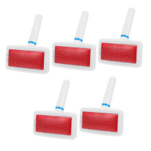 Pet Grooming Kit 5Pcs Dog Cat Comb Slicker Brush Dander Removal Scalp Comb Hair Remover Tool For Long Haired Pets