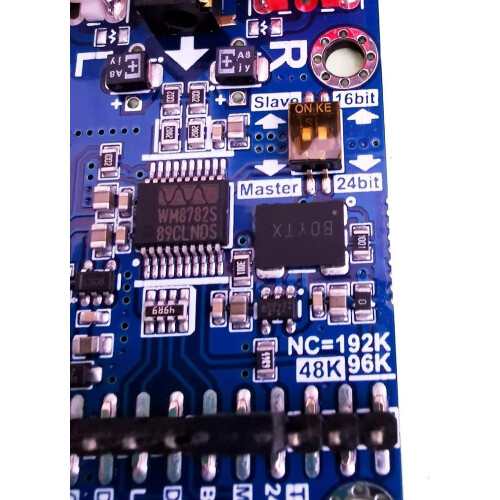 I2S ADC Audio I2S Acquisition Card Module Development Board Module Master/Slave 24Bit 192K 96K 48K Multifunction Development Board 1