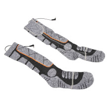 Heizbare Baumwollsocken, 3-Gang, Unisex, Dunkelgrau, batteriebetrieben, für den Winter