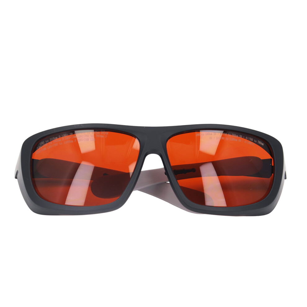 Laser Eye Safety Glasses 180-540Nm & 750-1100Nm Fast Response Pc Goggles Black 9411373238111