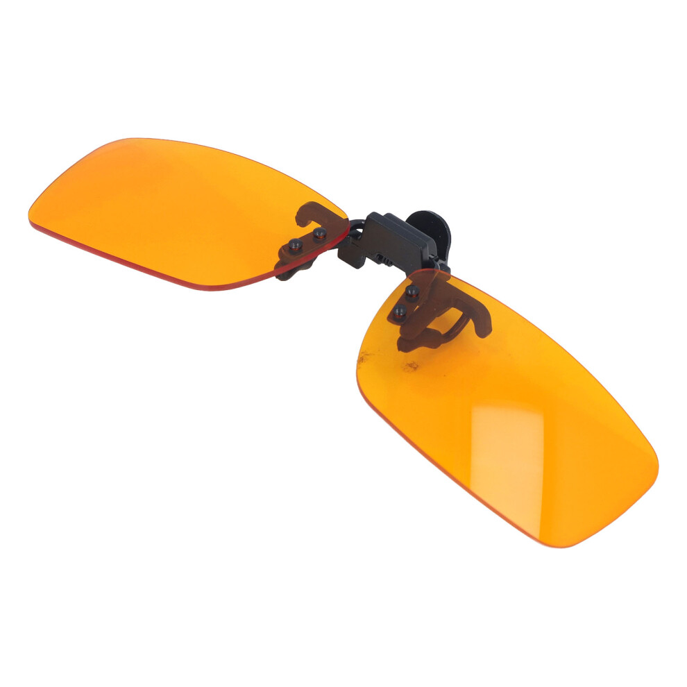 Blue Light Blocker Clip On Glasses 180 Flip Orange Lens For Screen Protection 8041381662151