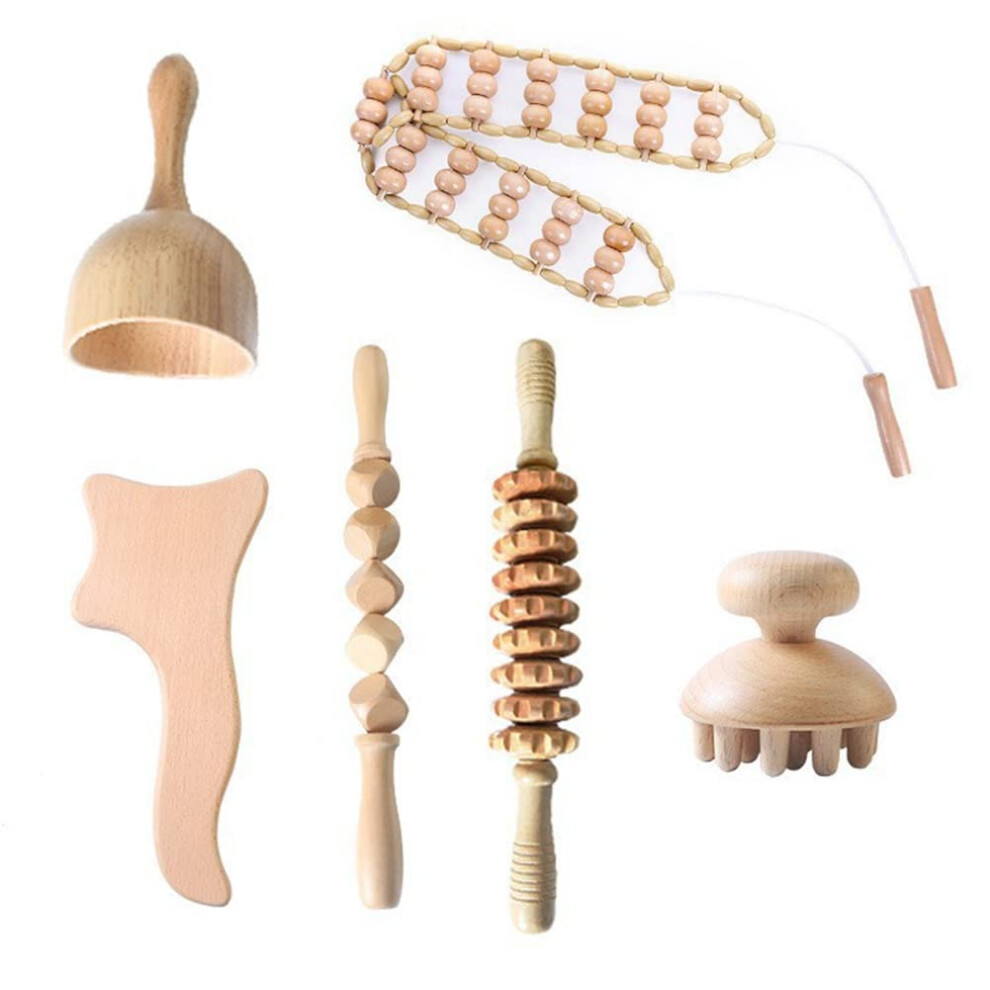 Wooden Massager Tool  Professional Scraping Massage Tool for Body Shaping, Muscle Pain Relief, and AntiCellulite Treatment