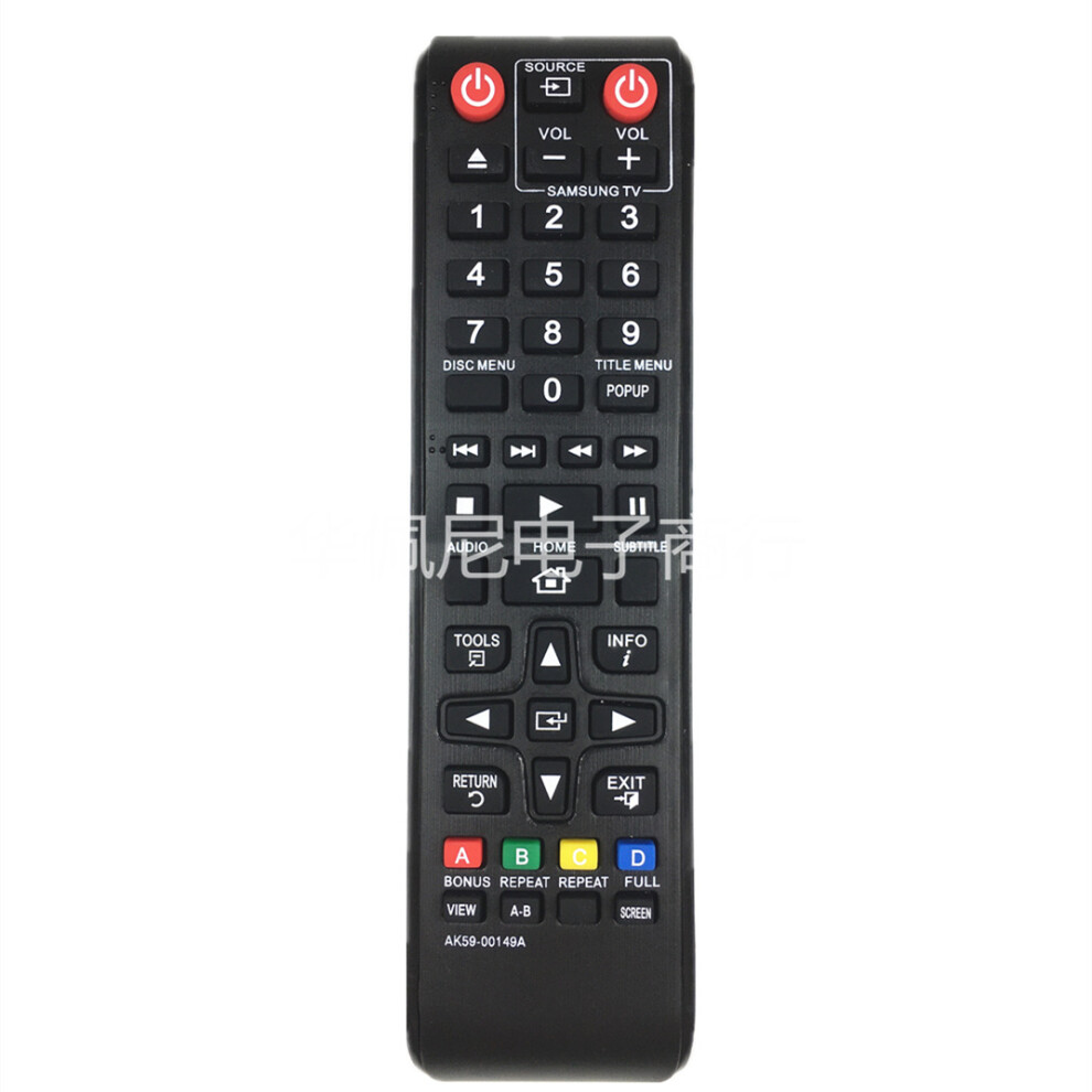 For Samsung Blu-Ray Dvd Remote Control Ak59-00149A Bd-F5100 Bd-Fm51 Fm57c 6935161568424