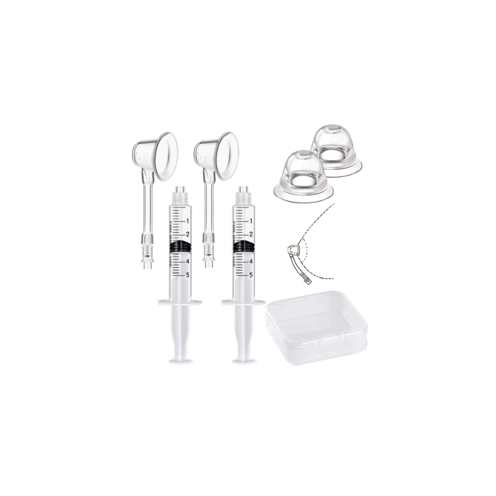 Silicone Nipple Corrector Device, Comfortable to Use Physical Suction Inverted Nipple Puller for Women (2PC)