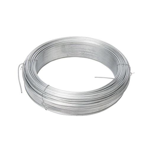 Galvanized wire Ø2.7mm 100 m 50 m metallic gray