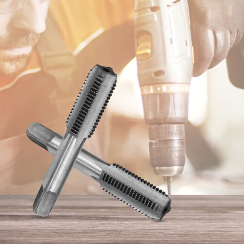 HSS 12mm x 1,5 Μετρικό Κωνικό Σετ Βρύσης, 2 Τμχ Εργαλεία Δεξιού Νήματος, 1