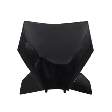 Motocross Number Plate  Visibility Impact Resistant for Offroad Outdoor Racing Black