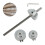 1-12 Inch Inside Pipe Cutter Inside Pipe Cutting Tool PVC Cutter Anodized Solid Aluminum Alloy Enhanced Stability 2