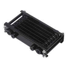 Aluminium Oil Cooler Radiator for 50cc‑250cc Motorcycle ATV Off-Road Black
