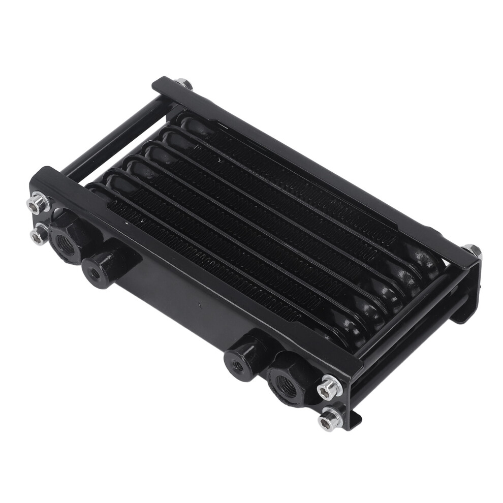 Aluminium Oil Cooler Radiator For 50Ccâ250Cc Motorcycle Atv Off-Road Black 8051373239773