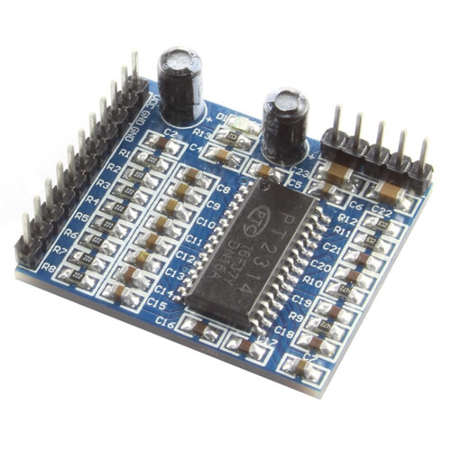 PT2314 Sound Quality Adjustment Voice Module IIC I2C 6V10V Audio Editing Module, Durable Fine Workmanship