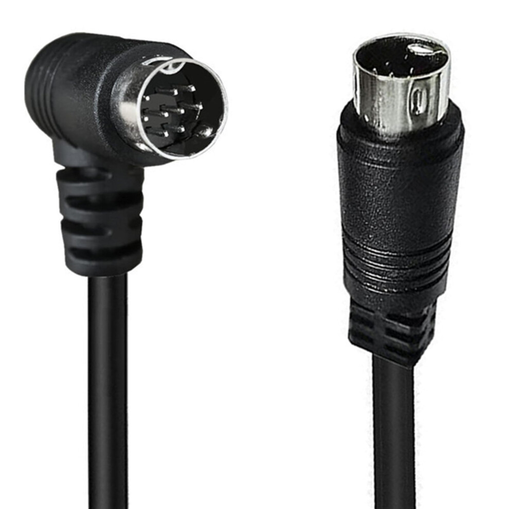 9 Pin Svideo Din Extension Cable 50Cm Straight/Elbow, 9P 9 Pins Small Din Video Cable 9382693830890