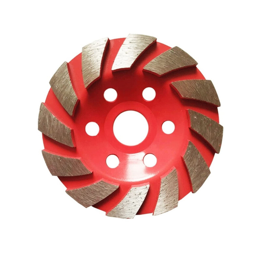 Diamond Cutting Disc Red 1Pcs, Bowlshaped Diamond Grinding Wheel For Concrete, Granite, Ceramic, Wood Carving Disc 9382693831200