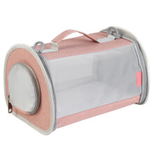 Hamster Handbag with Mesh Window, Breathable Hamster Carrier Bag for Travel, Pet Carrier Bag for Bicycle, Small Bird Backpack, Pet Carrier Bag
