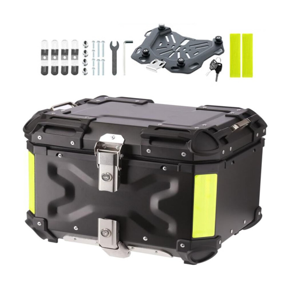 Aluminum Motorcycle Case 36L 45L 55L 65L Waterproof Trunk Box For Motorcycle Touring 9382693645678