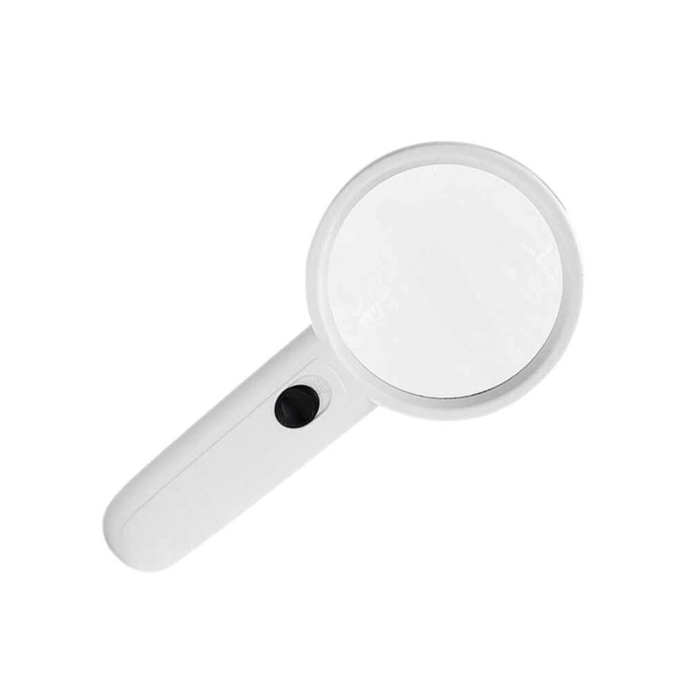 Light Led Handheld Magnifying Plastic Handle Eye Loupe Magnifier For Reading Books Newspapers Maps Led Reading Aid