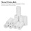 10Pcs White Printable Thermosensitive Thermal Paper Rolls for Small Printer 7