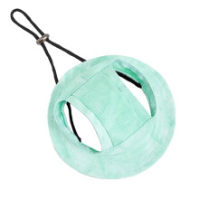 Sun Hats for Cats Breathable Sunbonnet Ear Holes Pet Beach Hat for Cats and Dogs Green Size S M L