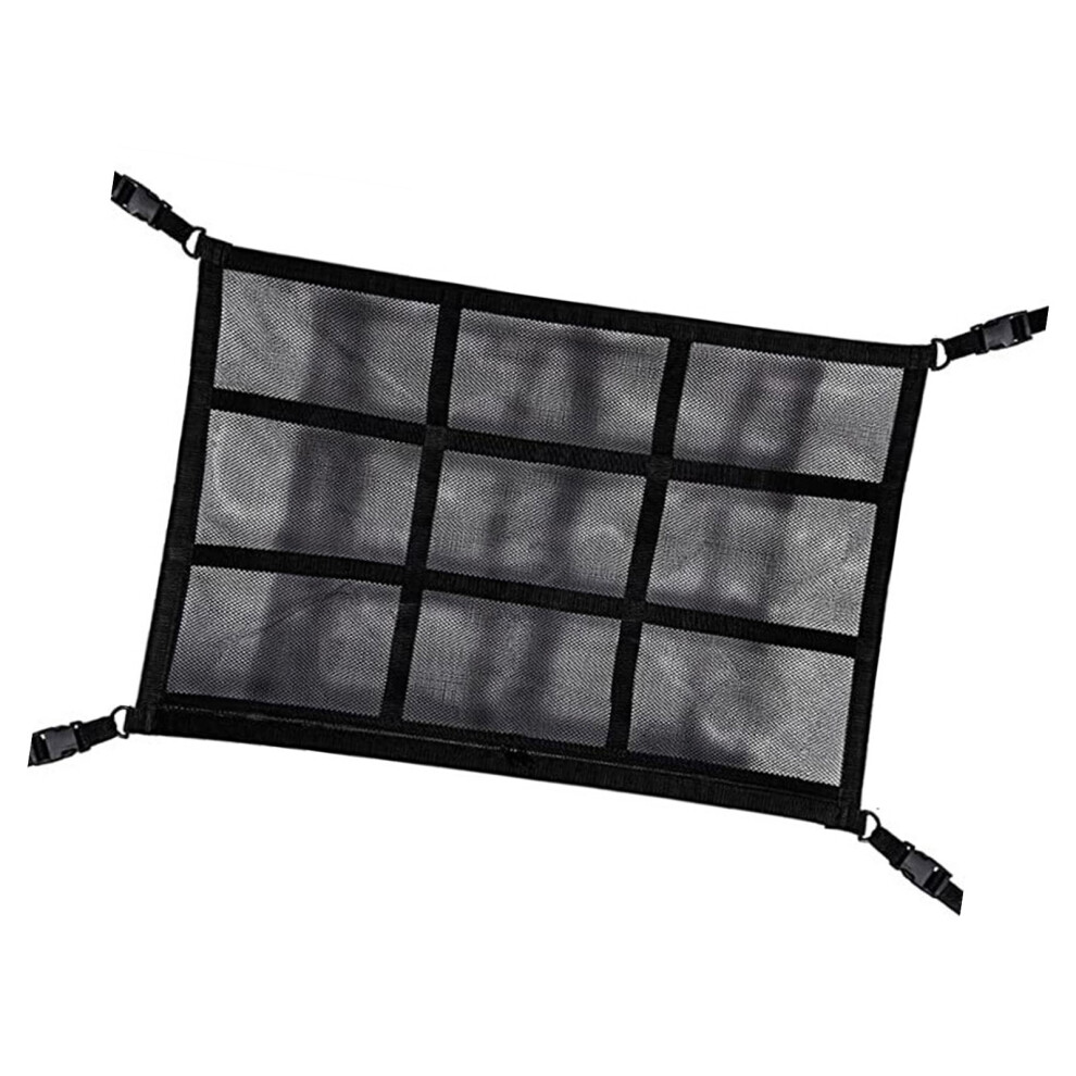 Upgrade Car Ceiling Cargo Net Type2 350G 30241Cm Car Roof Organizer Black 7601382050091