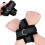 Handcuffs Leather BDSM Cuffs Cross Binding Black Adjustable Restraints For Couples 3