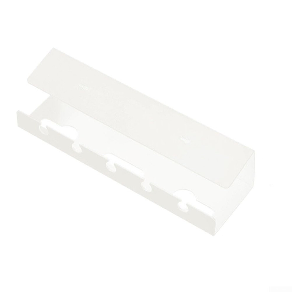 Efficient Cable Management, Neat And Tidy Desk Cable Holder Under Table With Fixed Storage Slot (White) 9382693646224
