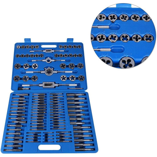 110piece M2M18 screw nut thread tap and die performance hand tool set for threading tool set 2