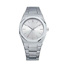(all white) New Quartz Butterfly Double Button Men's Watch