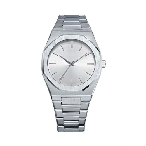 (all white) New Quartz Butterfly Double Button Men's Watch