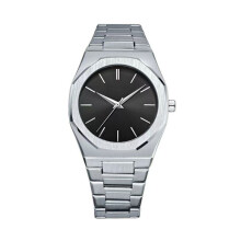 (Black and White) New Quartz Butterfly Double Button Men's Watch