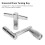 2Pcs Silver Metal Drum Keys Z & T Shape Universal Turning Tools 7