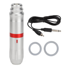 Máquina de tatuagem ergonômica com curso ajustável, kit de tatuagem antiferrugem, carcaça de precisão CNC, compatível com agulhas de cartucho,