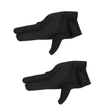 2 pezzi di guanti da barbiere resistenti al calore con 3 dita per attrezzi di styling capelli