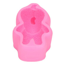 Molde de silicona para animales rosa 12.5x8.0cm Exterior