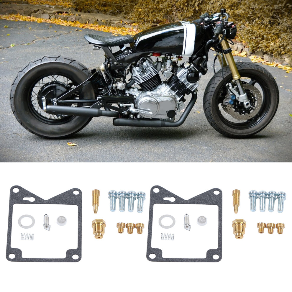 28Pcs Motorcycle Carburetor Repair Kit For Xv920 Virago 920 1981-1983 4361373252424