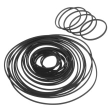 90 pieces rubber belts for cassette recorders, durable drive belts for CD/DVD players, versatile for repairs.