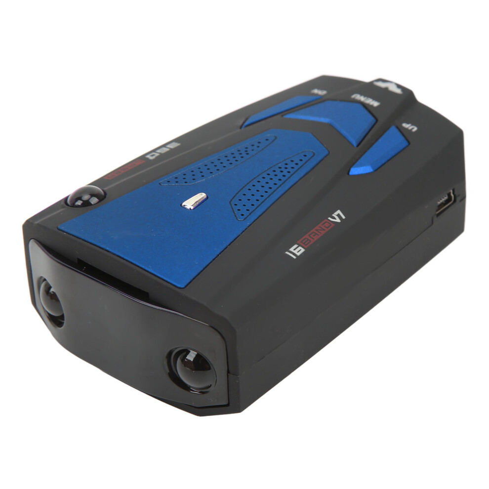 Ultimate 360 Car Radar Detector With Speedometer 200-800M Alert Blue 4981373253476
