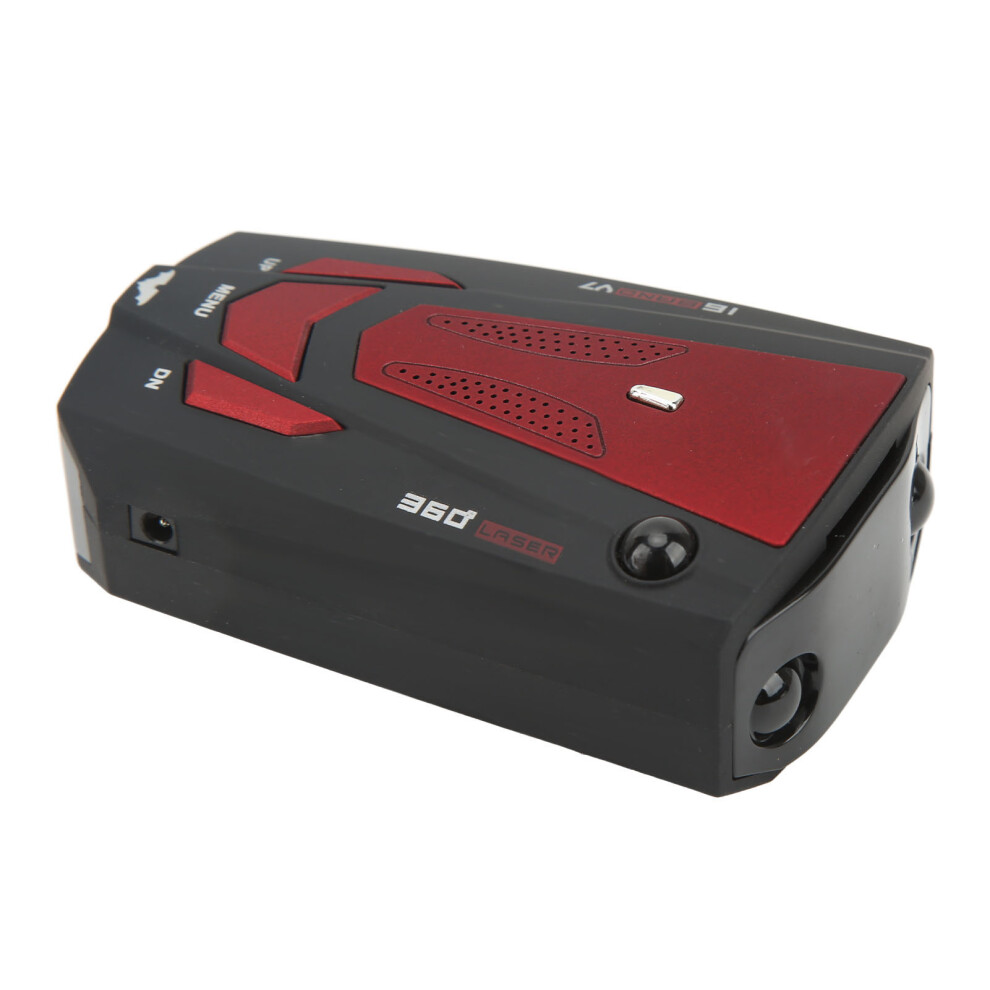 360 Car Radar Detector With Gps, Speed Tester, Finish Red 9441373253517
