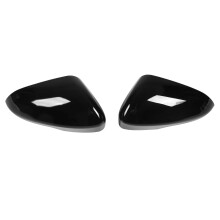 2 Pezzi di Coperture dello Specchietto Retrovisore Posteriore per Auto, Compatibile con Ford Fusion, Finitura Lucida Nera