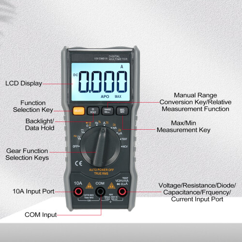 KM-DM01A Intelligentes Digitalmultimeter, 2
