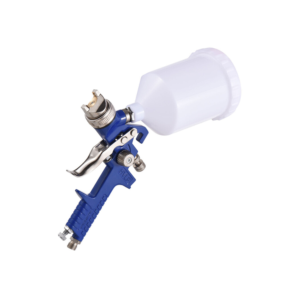 Hvlp Spray Gun With 3 Nozzles, 600Ml, Blue, Adjustable Pressure 8431373495629